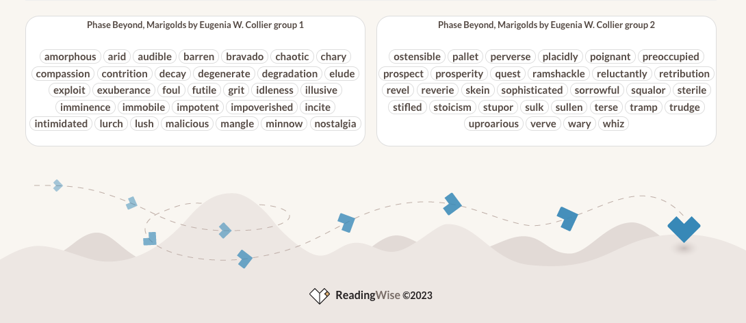 Marigolds by Eugenia Collier - Vocabulary