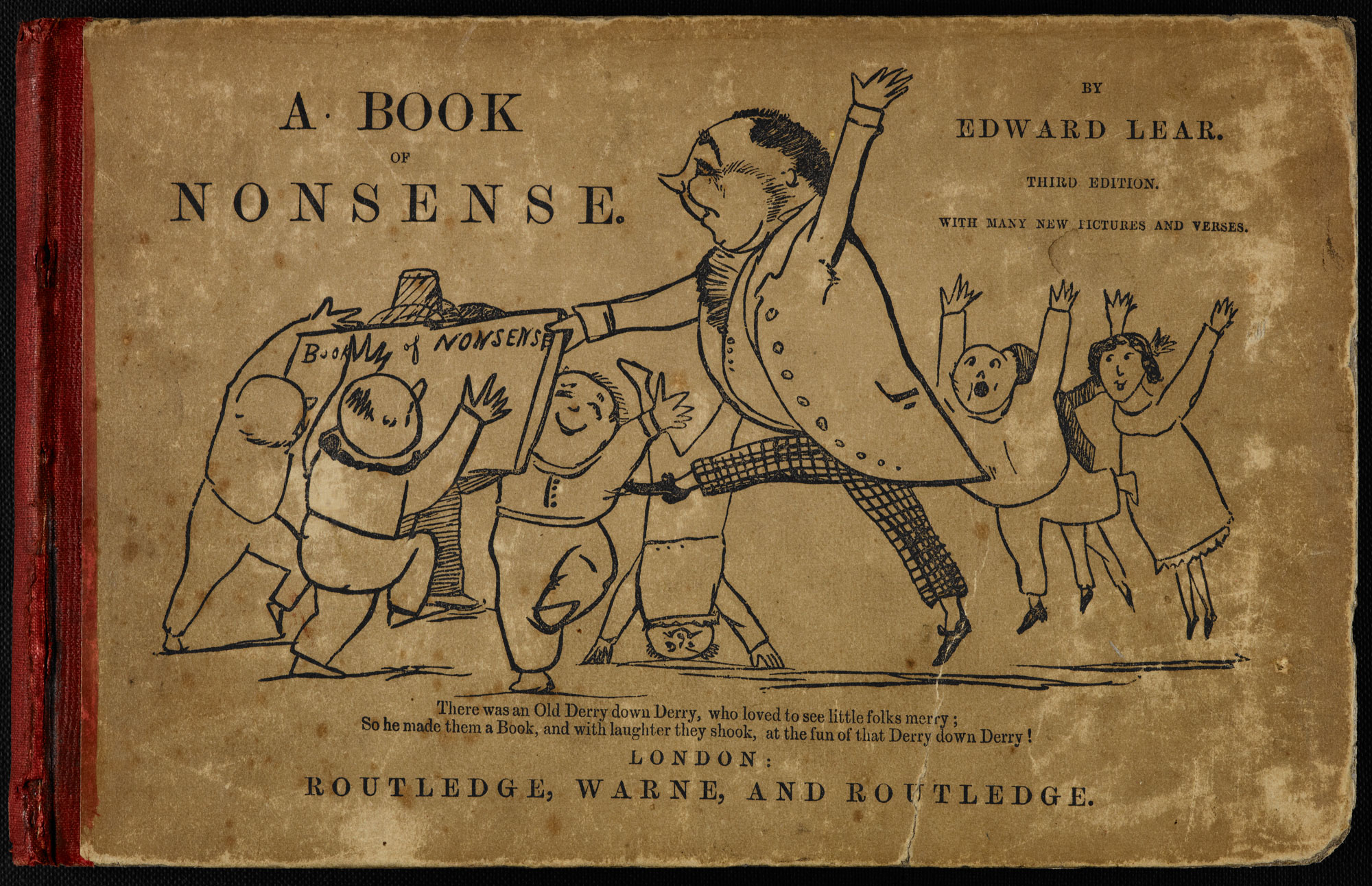 He all his books. A book of nonsense Edward Lear.
